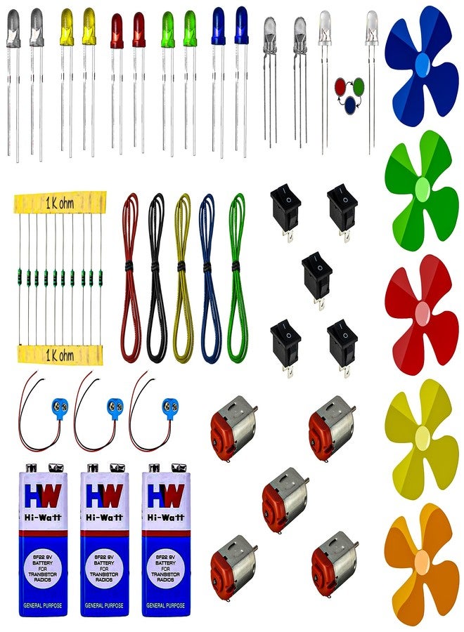 CodifyMonk Mini Science Kit for School Children | Kit with 50 Components | Learning Educational Science Kit for Project/Assignment Creation… - Image 1